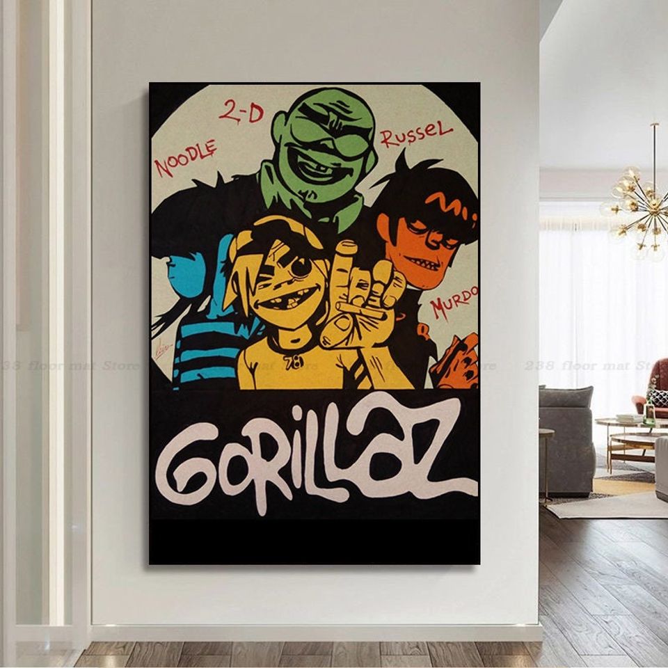 Gorillaz Poster, Room Decoration