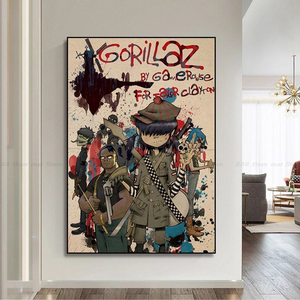 Gorillaz Poster, Room Decoration