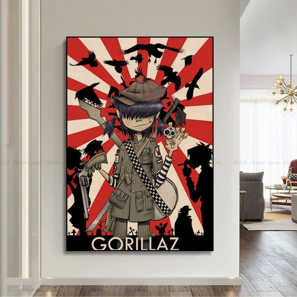 Gorillaz Poster, Room Decoration