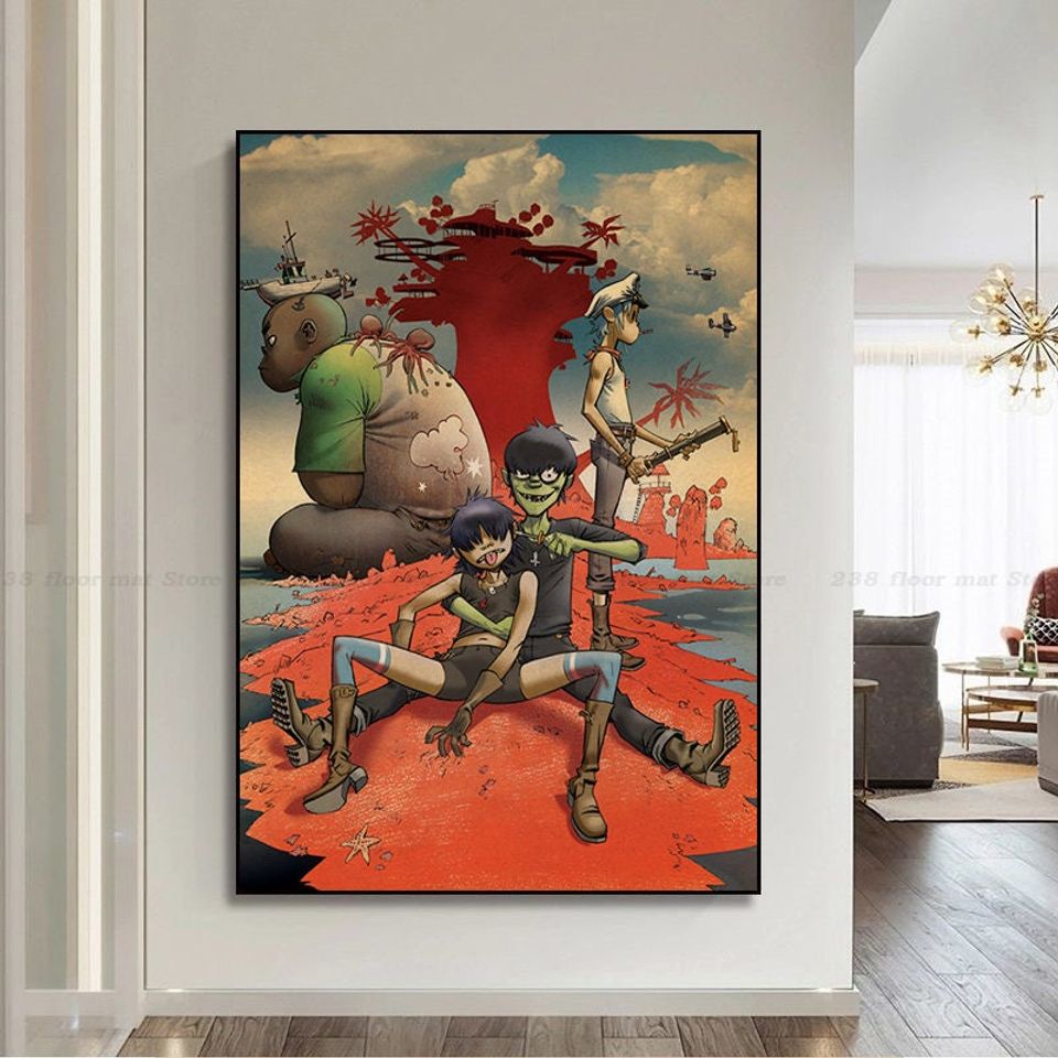 Gorillaz Poster, Room Decoration
