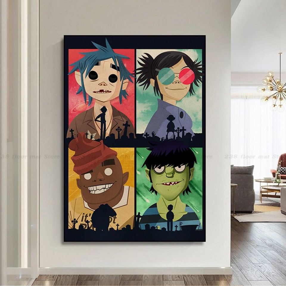 Gorillaz Poster, Room Decoration