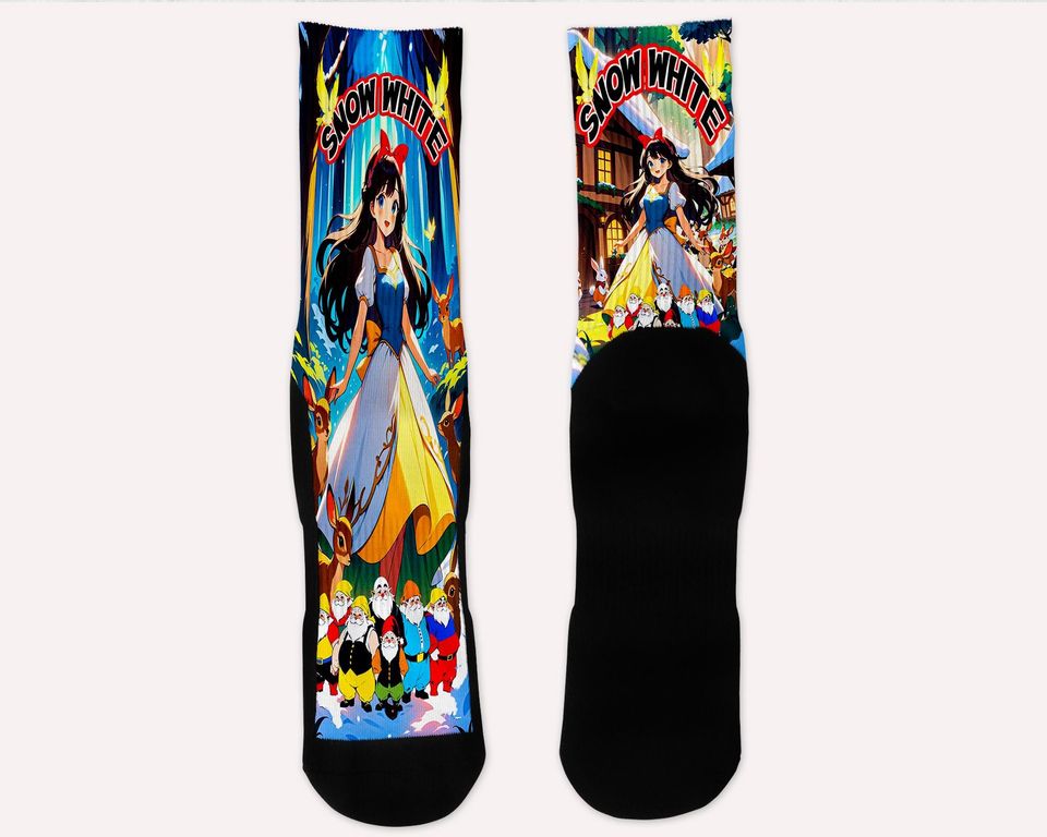 Anime Snow White -Custom Socks