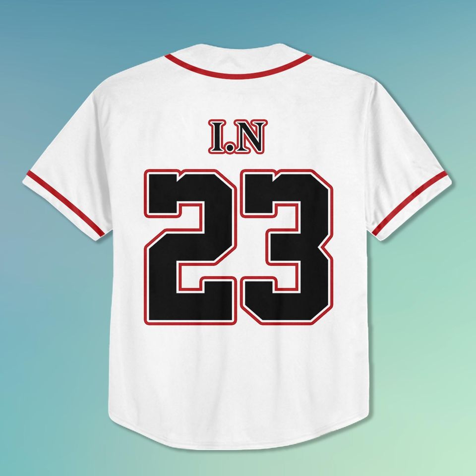 Custom I.N Skzoo Straykids Baseball Jersey, I.N StrayKids DominATE World Tour 2025 Jersey Shirt, Kpop Jersey, SKZ Merch
