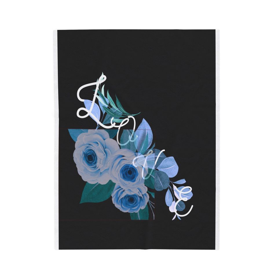 Love Plush Flower Blanket