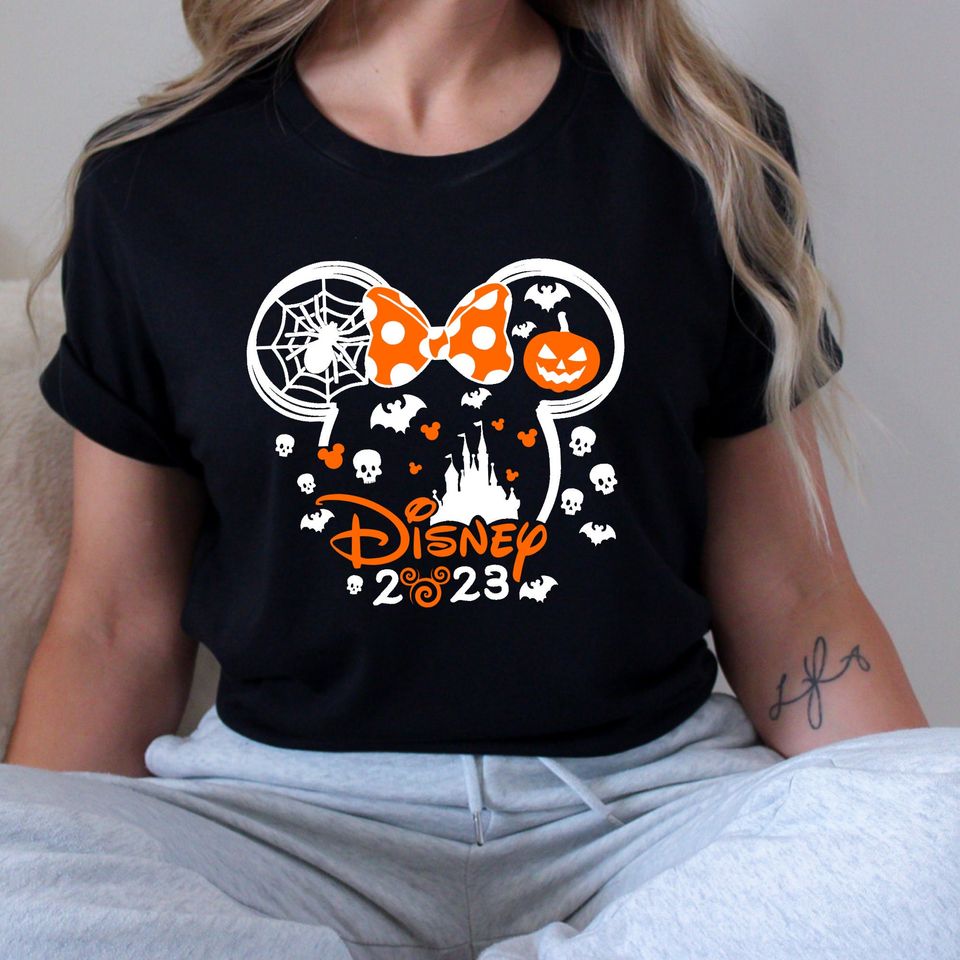 Disney 2023 Halloween Tee, Custom Mickey