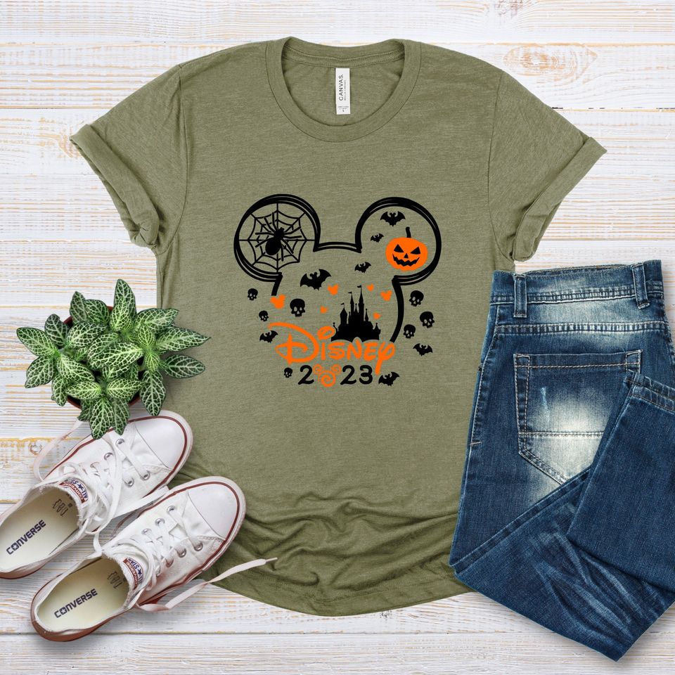 Disney 2023 Halloween Tee, Custom Mickey