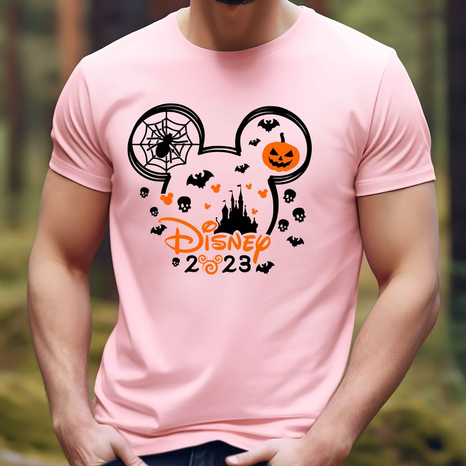 Disney 2023 Halloween Tee, Custom Mickey