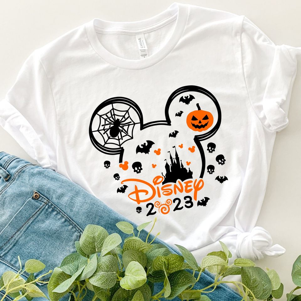 Disney 2023 Halloween Tee, Custom Mickey