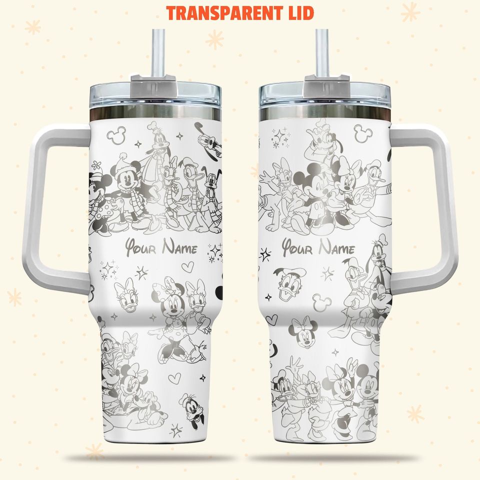 Personalized Mickey And Friends Disney Tumbler