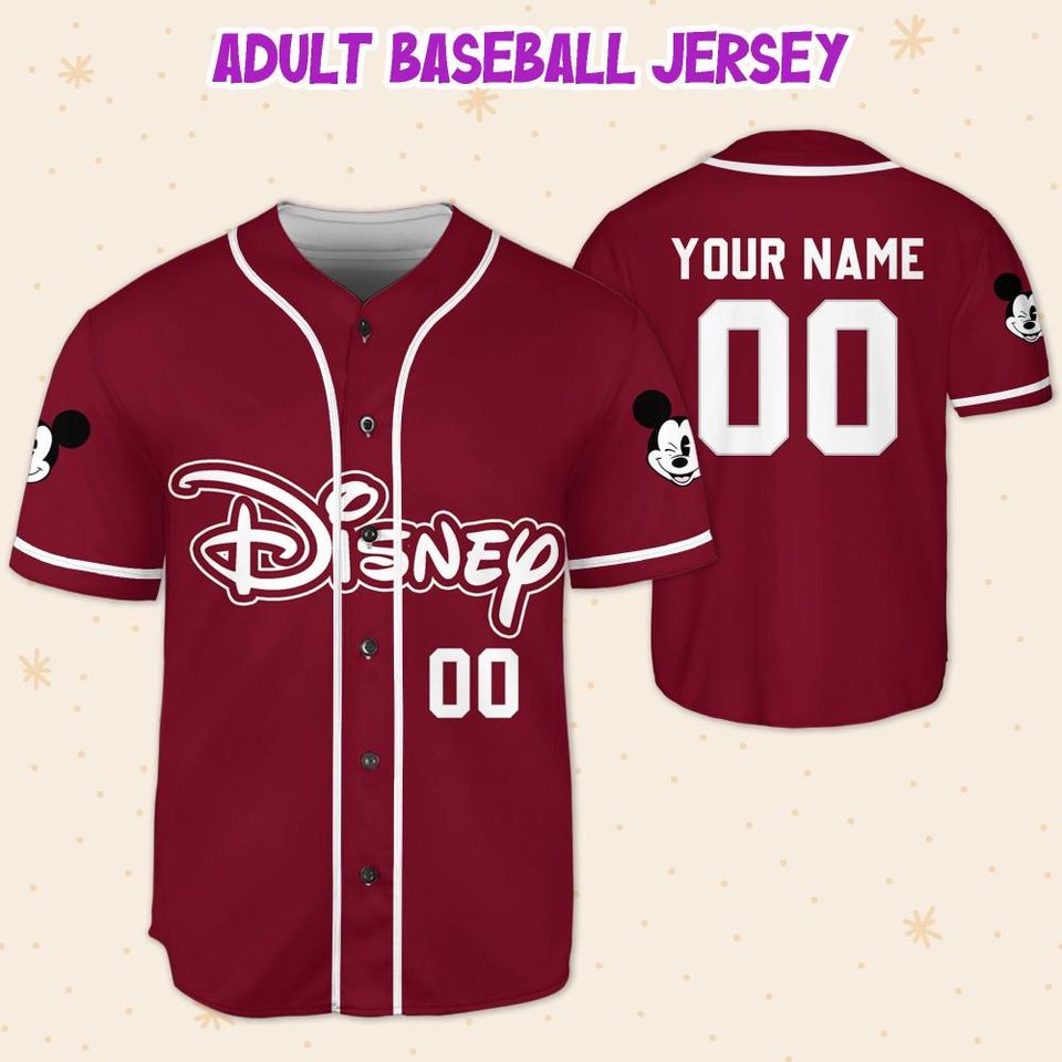Personalize Disney Simple Awesome Maroon, Custom Kid Youth