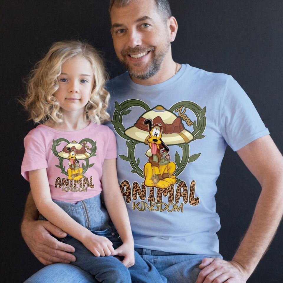 Custom Disney Pluto Animal Kingdom Unisex T-Shirt, Disney Silhouette Shirt