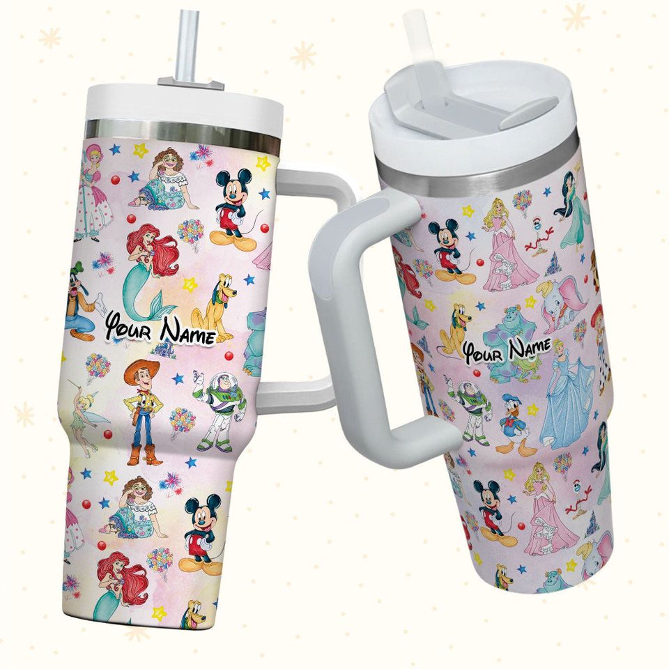 Personalized Mickey And Friends Disney Tumbler