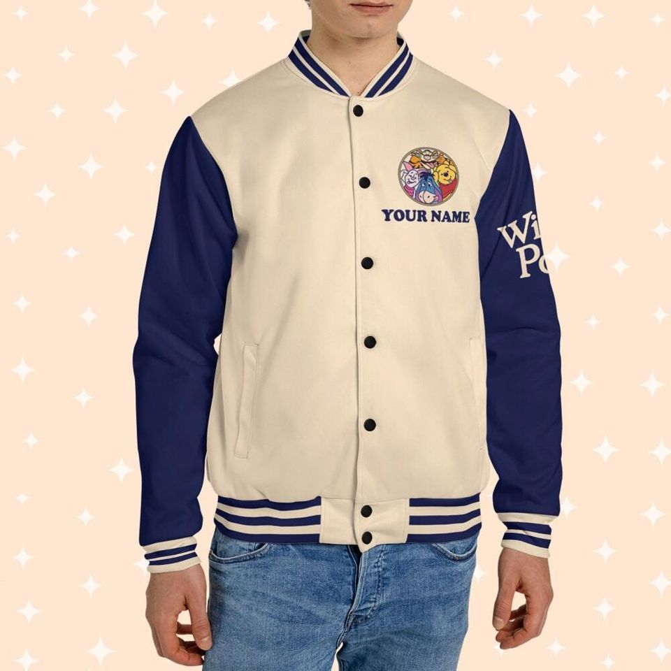 Personalize Disney Winnie The Pooh Disney Squad, Personalized Disney Jacket