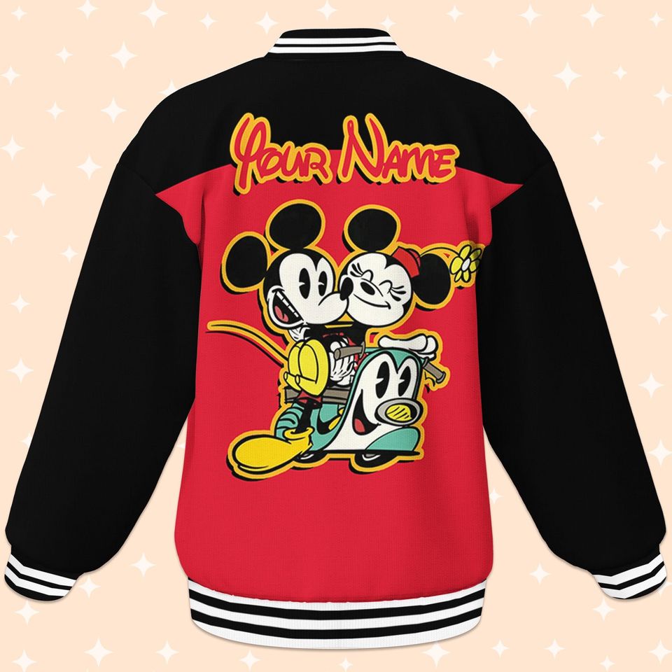 Mickey Baseball Jacket, Personalized Disney Baseball Jacket