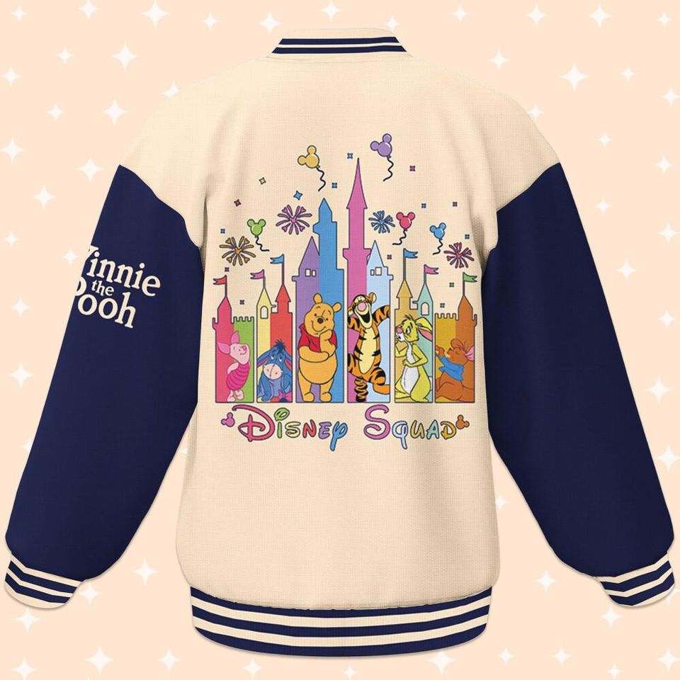 Personalize Disney Winnie The Pooh Disney Squad, Personalized Disney Jacket