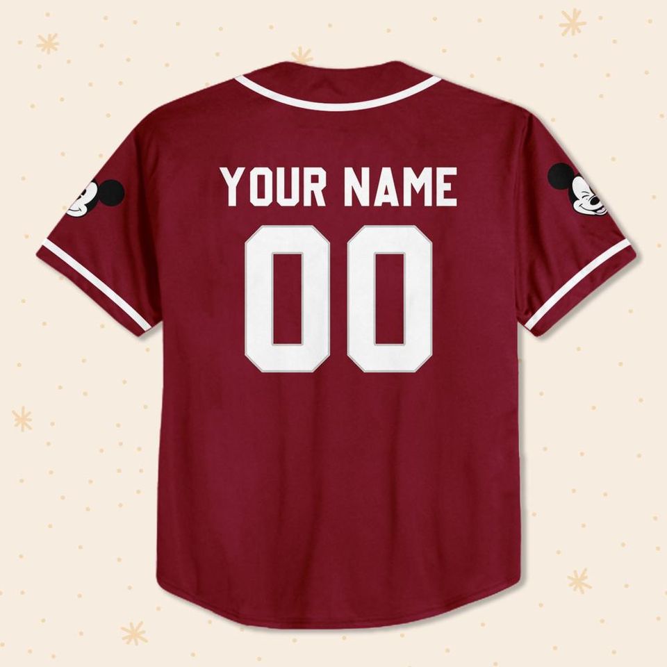 Personalize Disney Simple Awesome Maroon, Custom Kid Youth