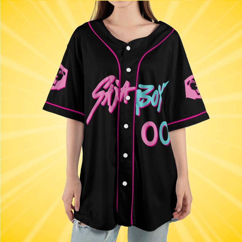 Custom KDM Saja Boy Baseball Jersey, Custom Kpop idol Group Jersey, Kpop Gift for Huntr/x fans, Anime Lover Gift