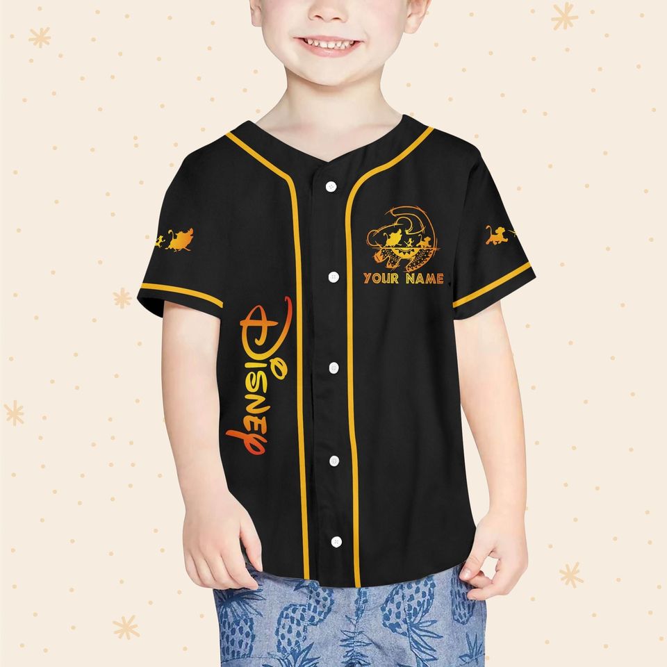 Personalized The Lion King Hakuna Matata Disney Baseball Jersey, Disney Jersey