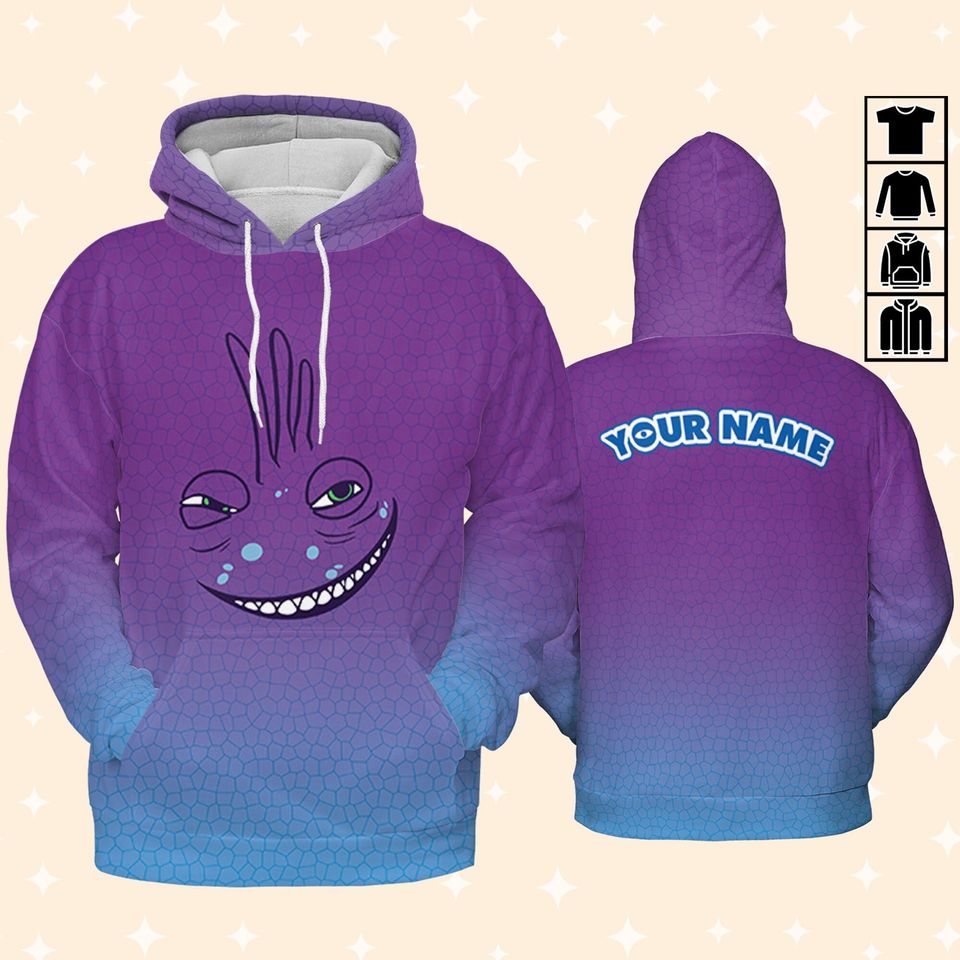 Custom Monster Inc Randall Hoodie