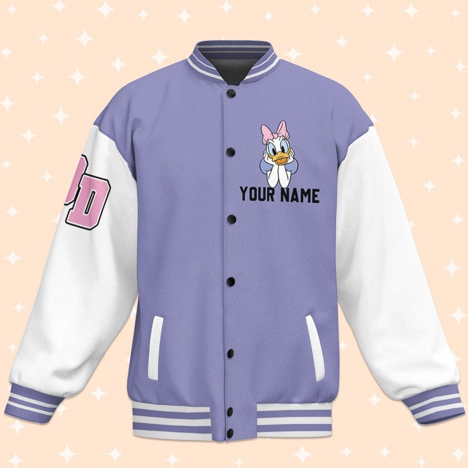 Personalize Disney Vintage Daisy Duck Jacket, For disney fan