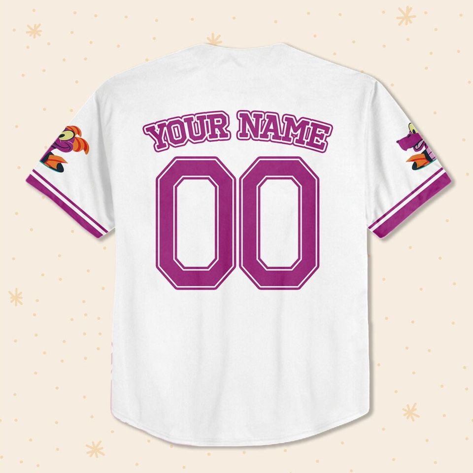 Personalized Figment Disney Baseball Jersey, Disney Jersey