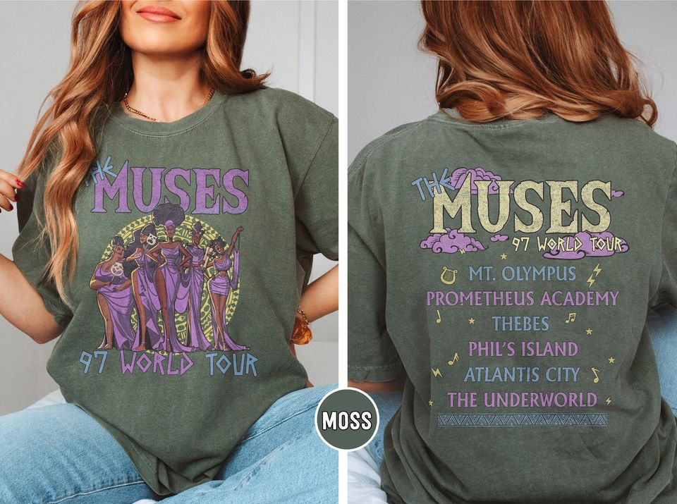 Disney Hercules The Muses 97 World Tour Shirt