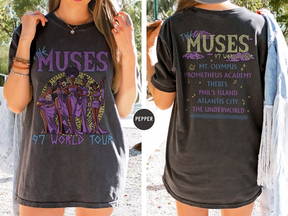 Disney Hercules The Muses 97 World Tour Shirt