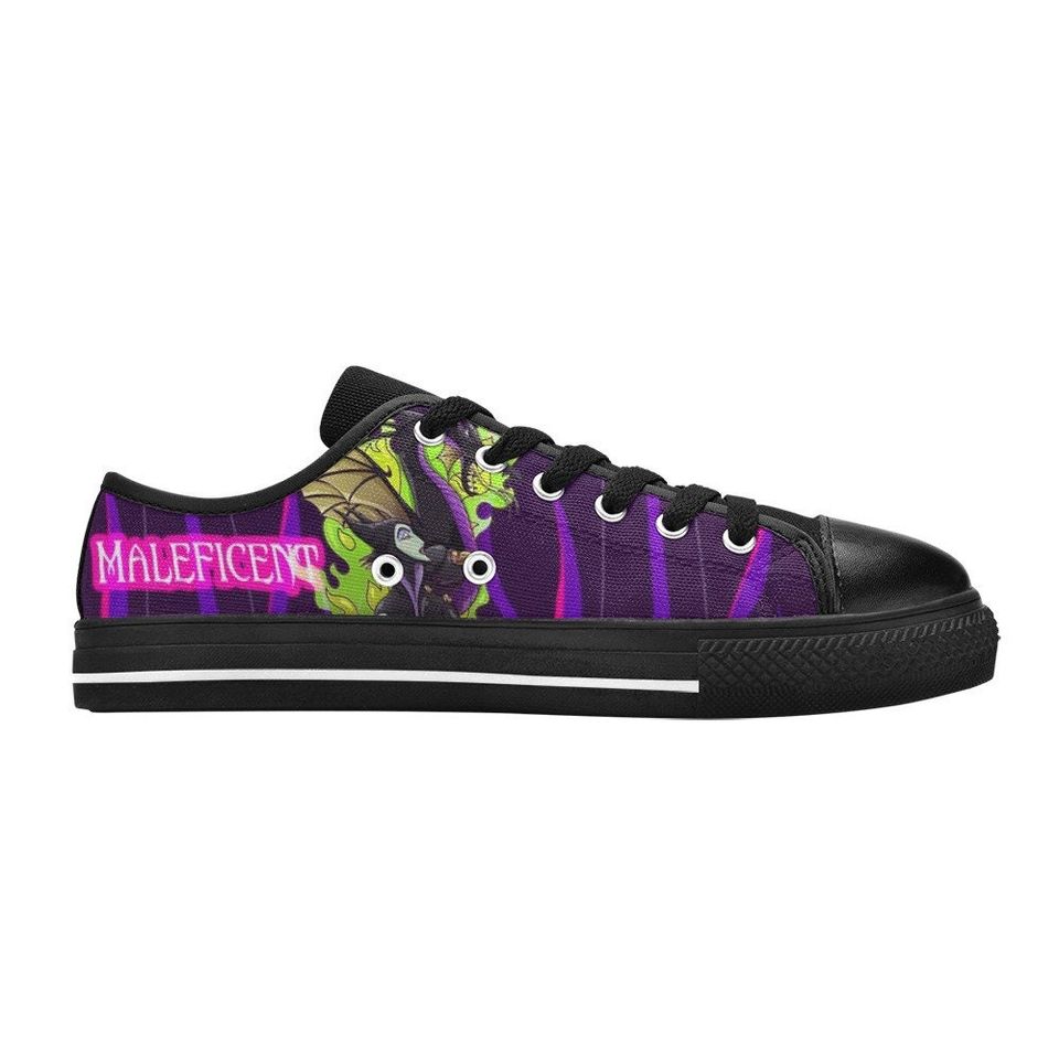 Custom Low Top Shoes Canvas Maleficent Unique and Trendy Footwear