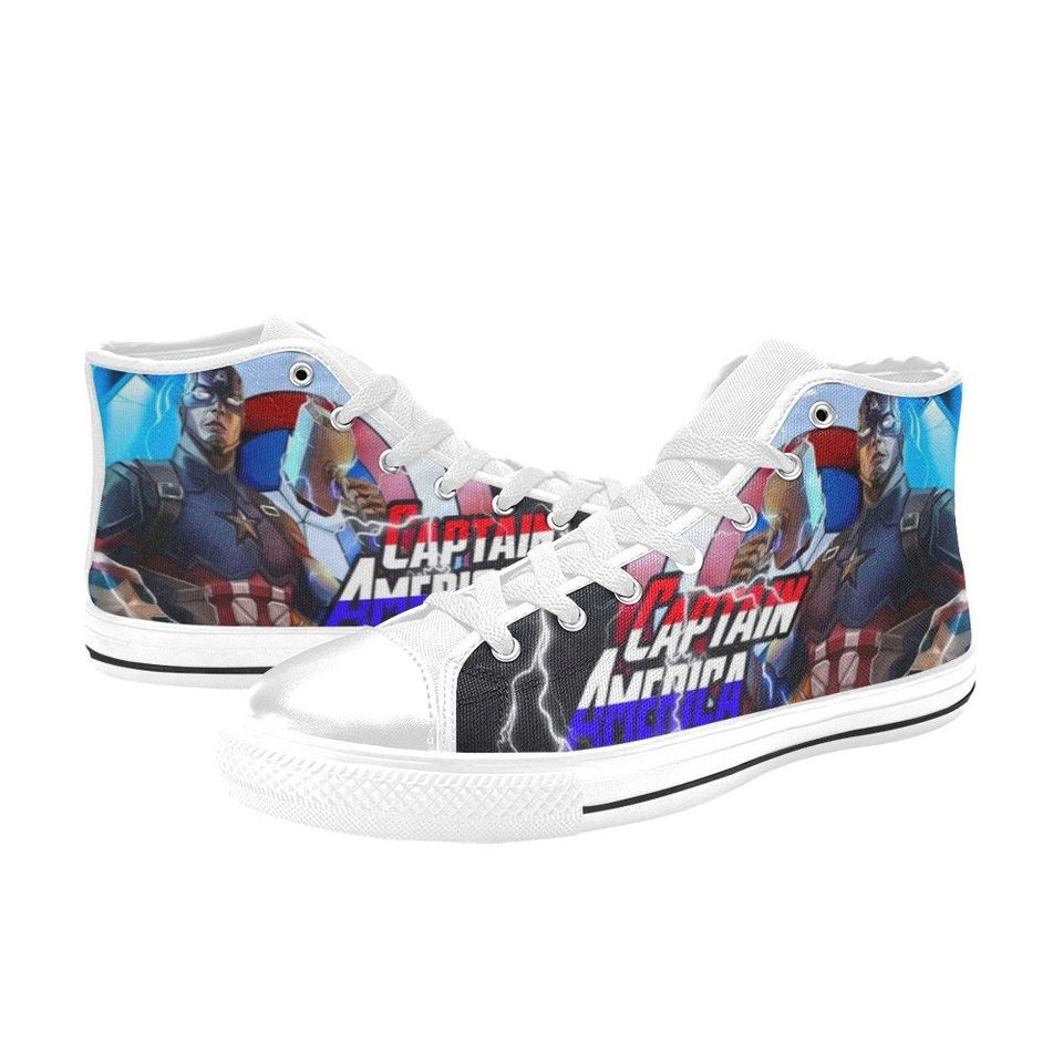 Captain America High Top Shoes Sneakers