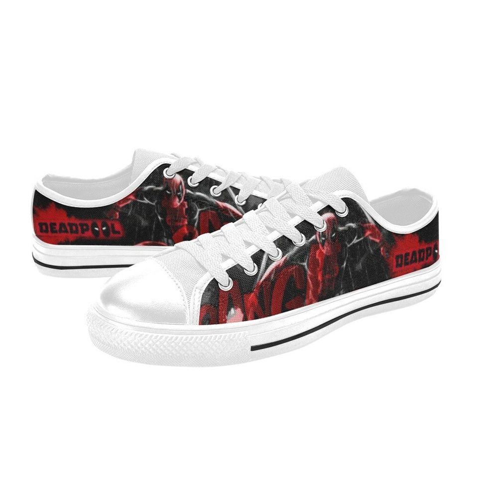 Deadpool Movie Low Top Sneakers