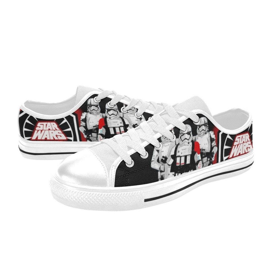 Storm Trooper Movie Low Top Sneakers