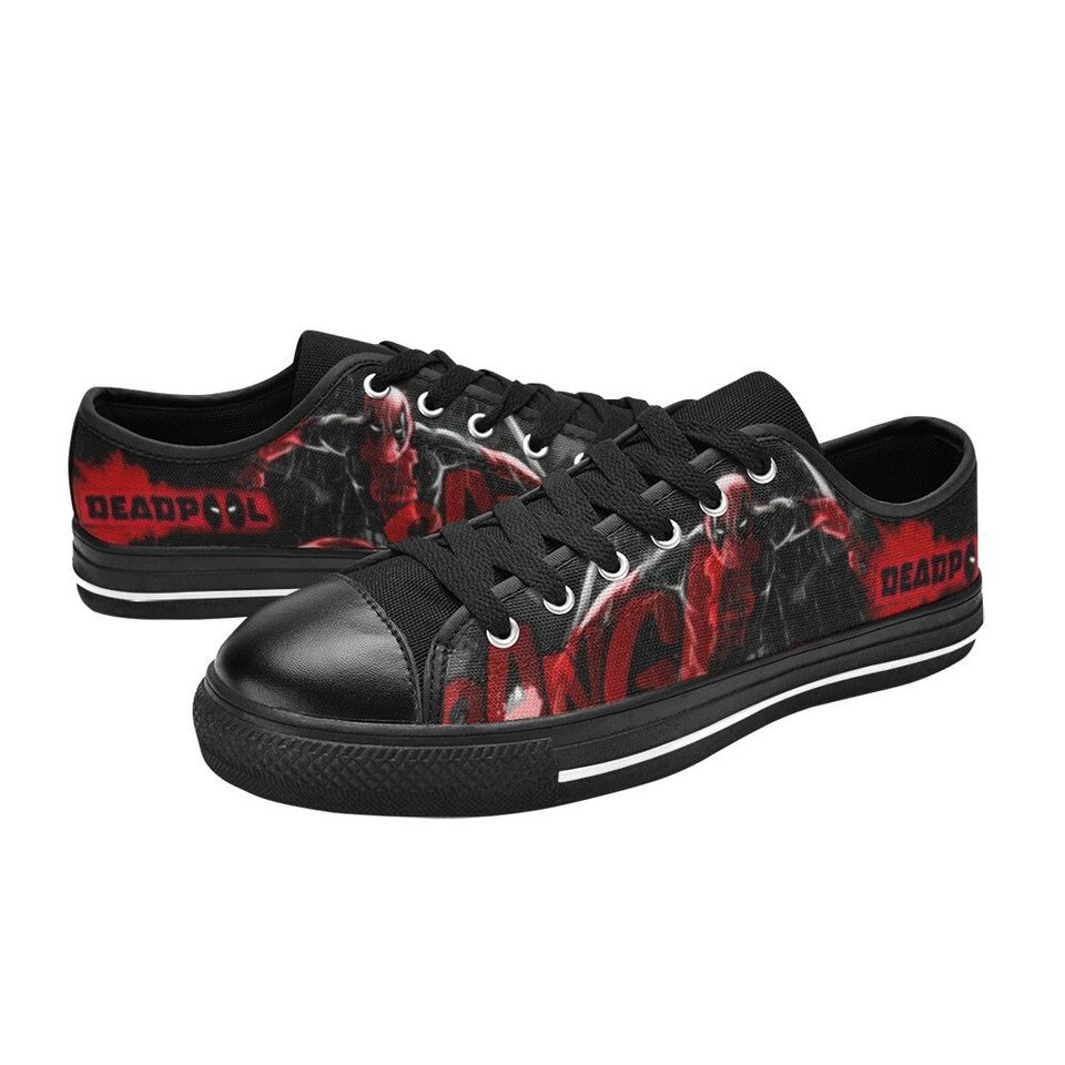 Deadpool Movie Low Top Sneakers