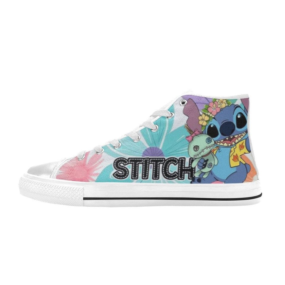 Stitch High Top Shoes Sneakers