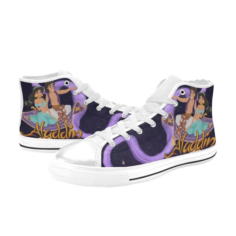 Princess Jasmine Aladdin High Top Shoes Sneakers