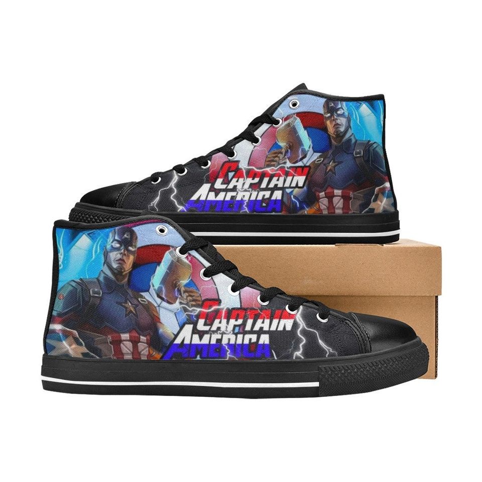 Captain America High Top Shoes Sneakers