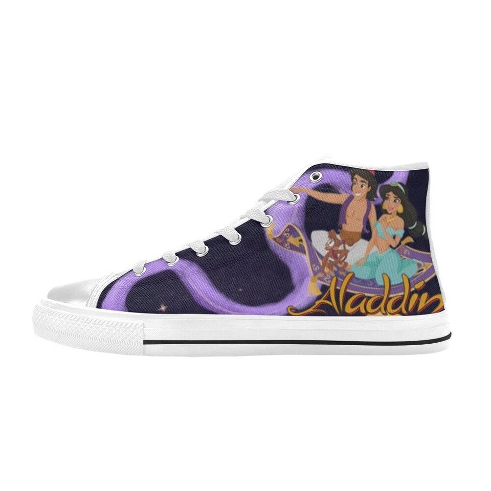 Princess Jasmine Aladdin High Top Shoes Sneakers