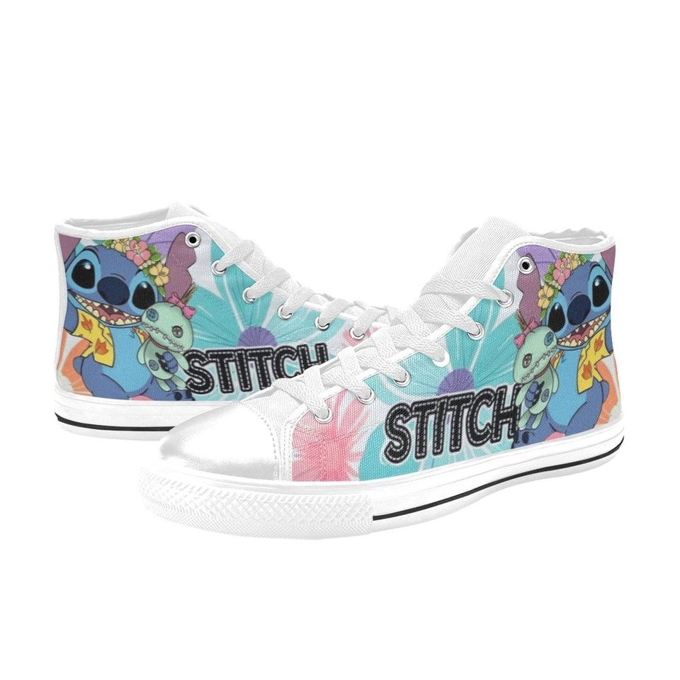 Stitch High Top Shoes Sneakers