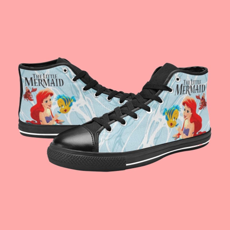 The Little Mermaid High Top Shoes Sneakers