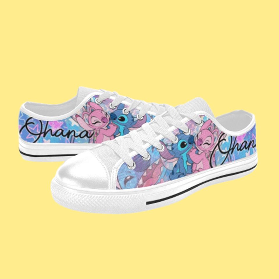 Stitch & Angel Ohana Low Top Sneakers