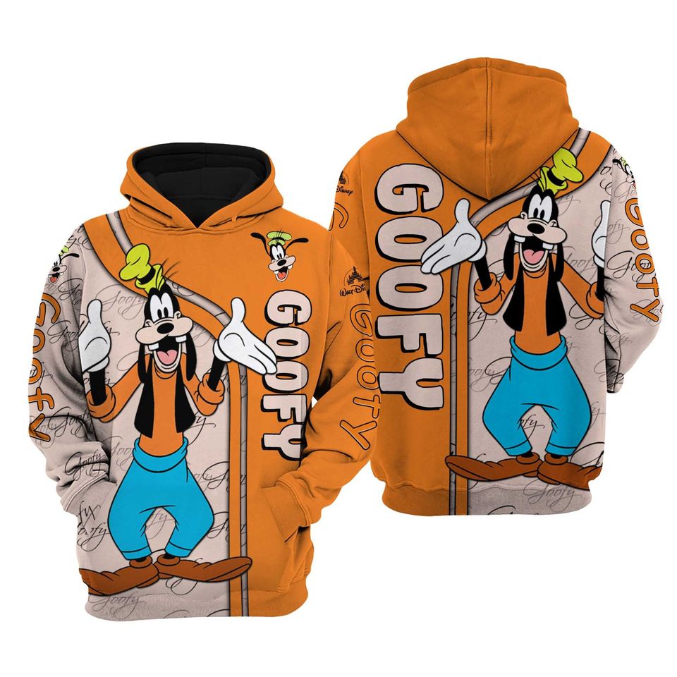 Goofy Dog | Disney Cartoon 3D Hoodie