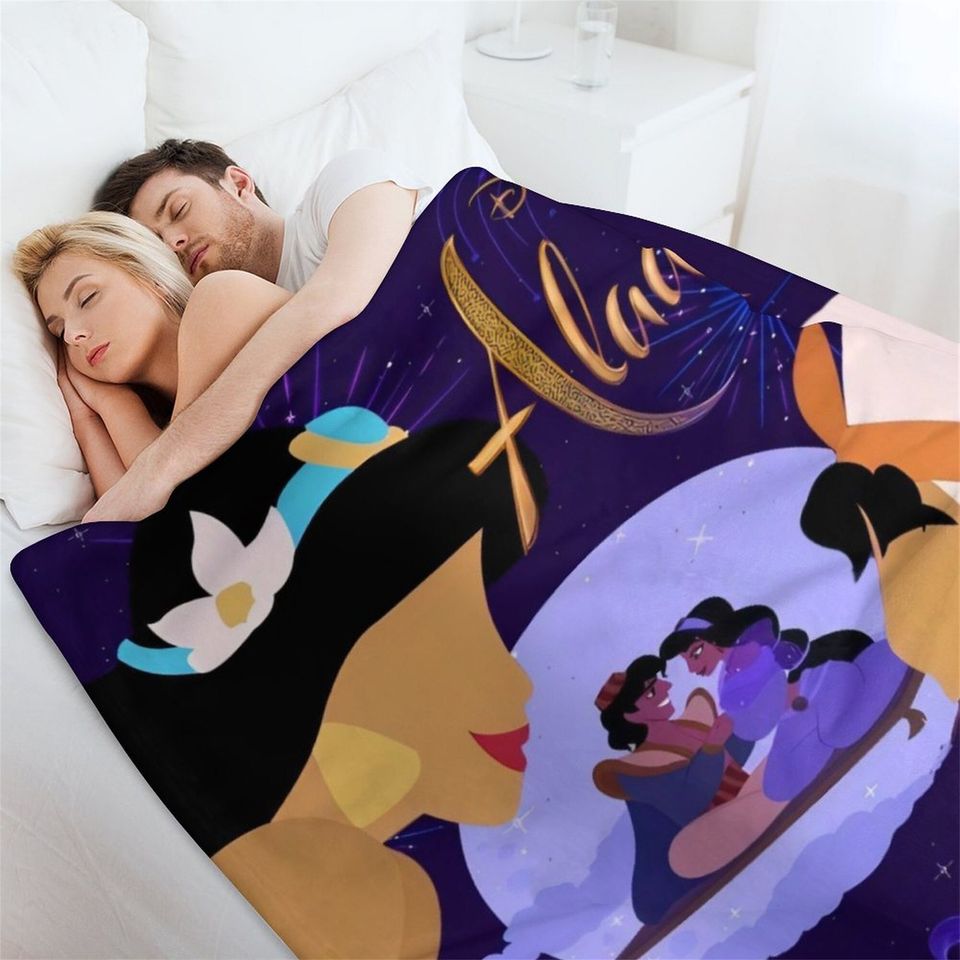 Customized Disney Aladdin Blanket Personalized Blanket