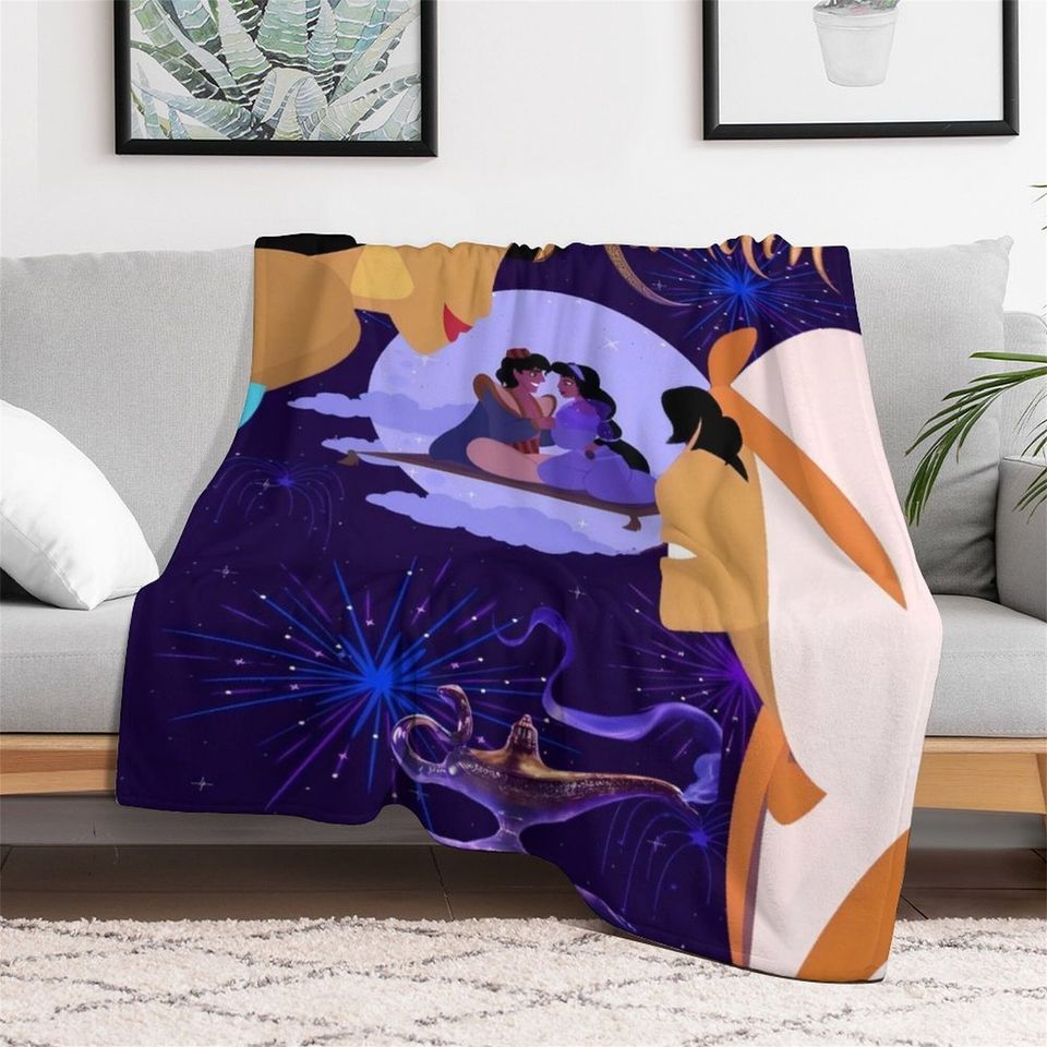 Customized Disney Aladdin Blanket Personalized Blanket