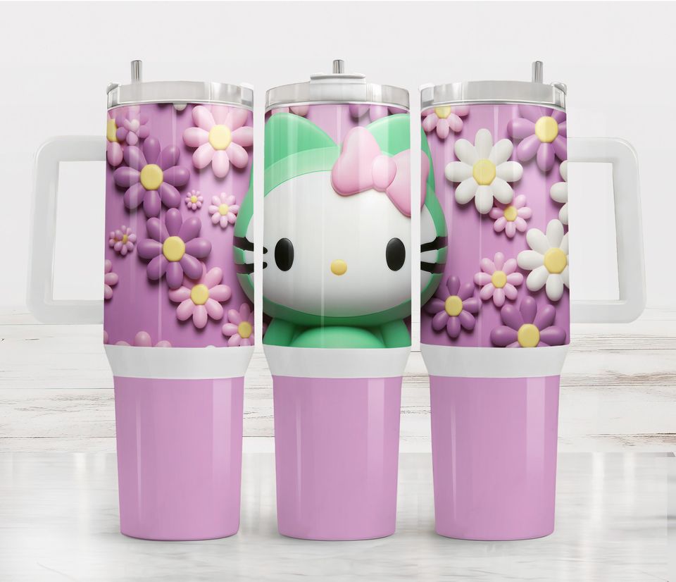 Hello Kitty Tumbler, Hello Kitty Tumbler 40 oz with Handle