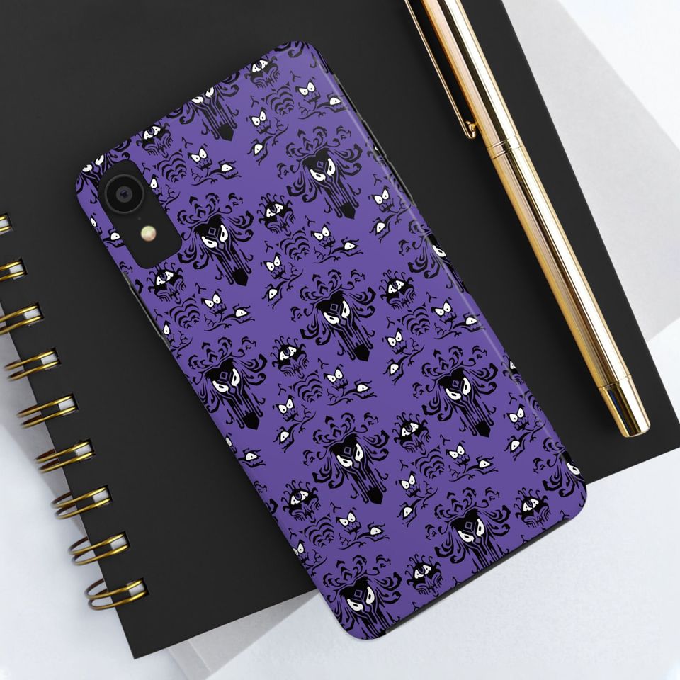 Haunted Mansion Wallpaper Inspired Tough iPhone Case - Elegance Meets Protection