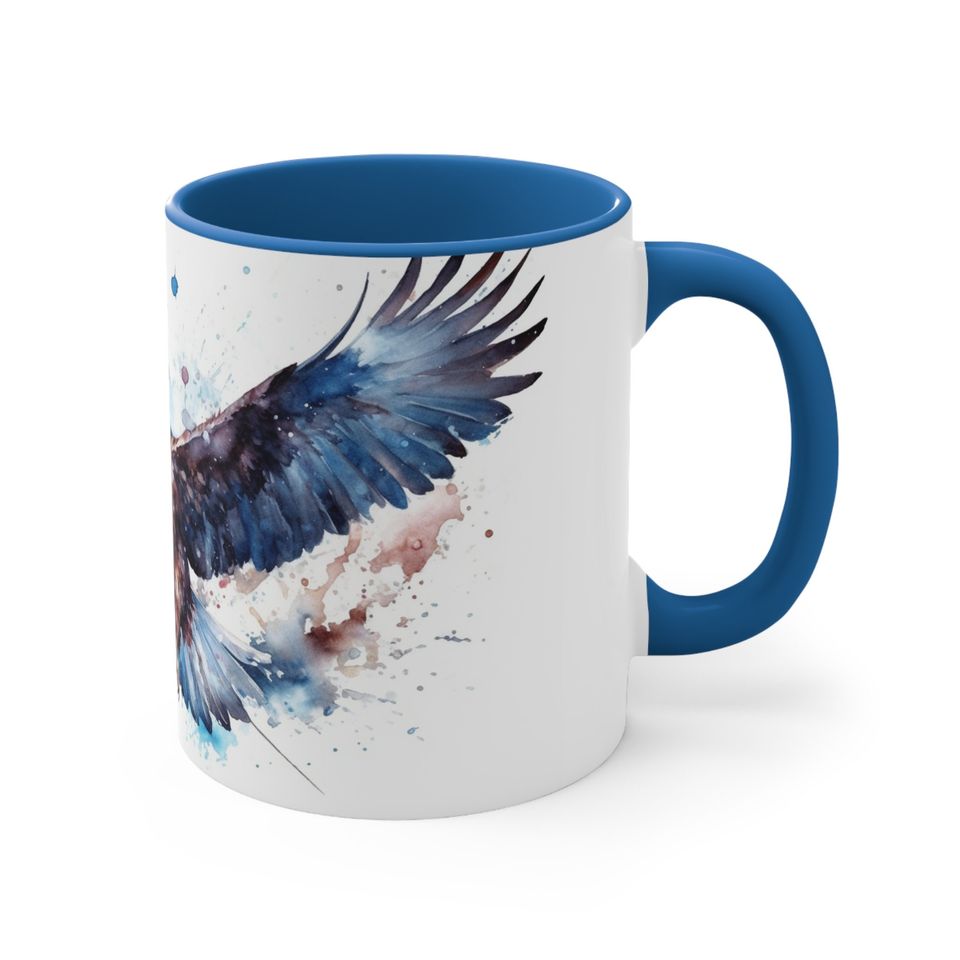 Accent Coffee Mug, 11oz, Bald Eagle