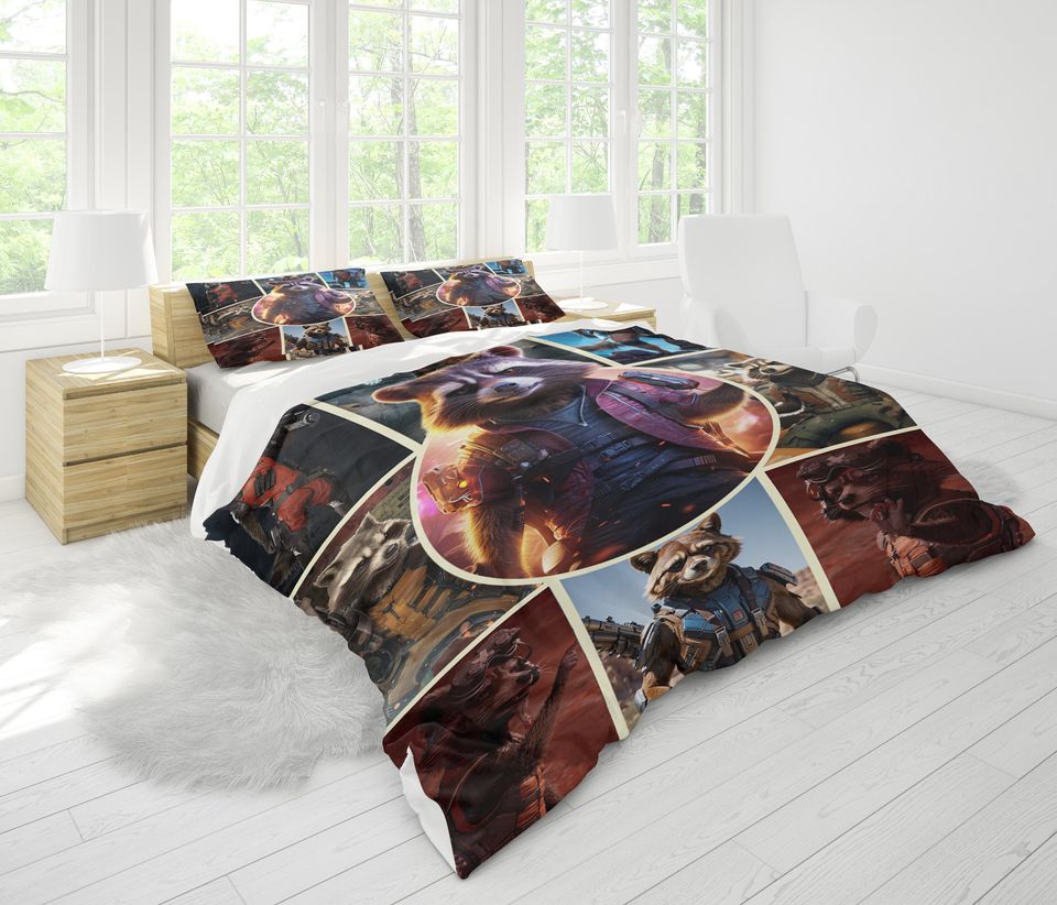 Rocket Raccoon Bedding Set