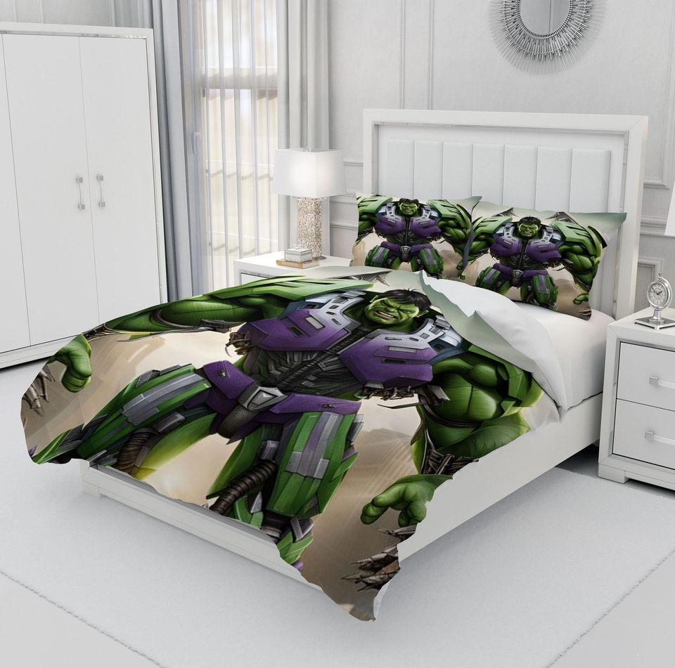 The Hulk Bedding Set, Super Hero Bedroom Decoration