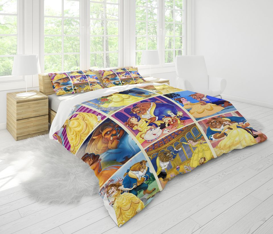 Beauty and Beast, Bedding Three Piece Set