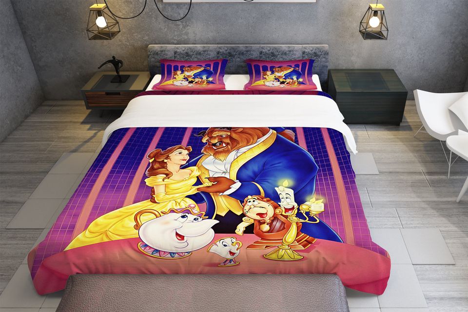 Beauty And The Beast - Disney Cartoon bedding set