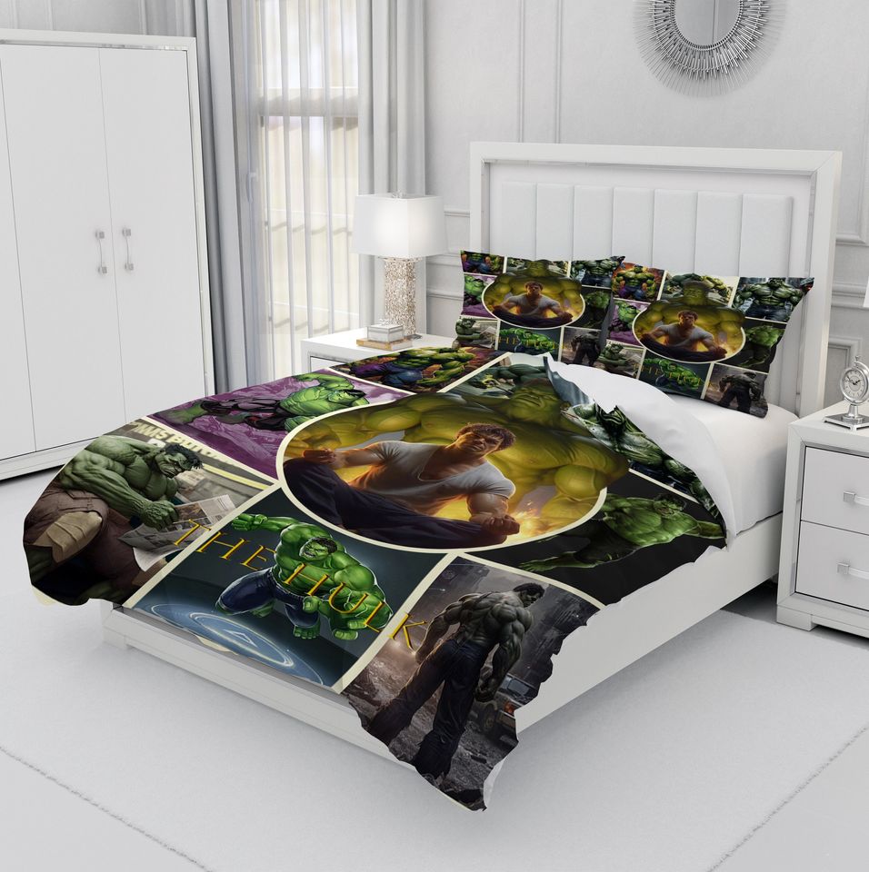 The Hulk Bedding Set, Super Hero Bedroom Decoration